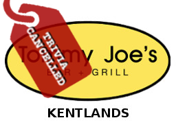 Tommy Joe's Kentlands Cancelled